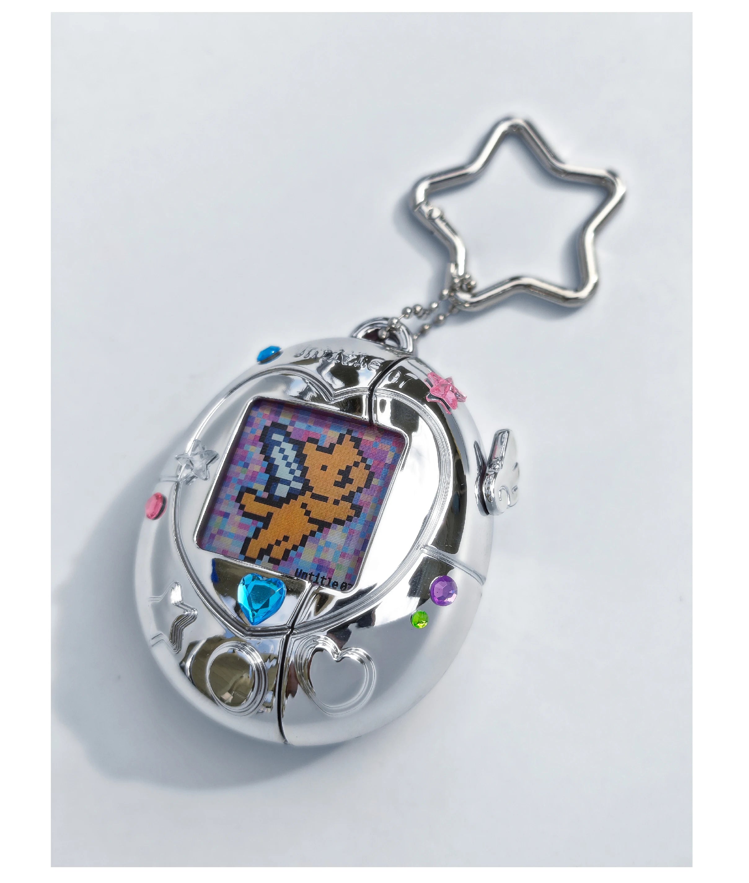 Cute For Tamagotchi Style Airpods 4/Pro 2/1 Earphone Case Transparent Soft Silicone Earphone Case With Cartoon Lanyard Sticker