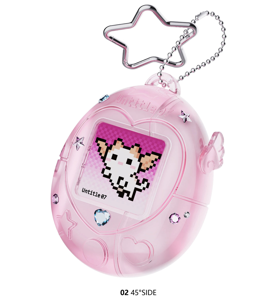 Cute For Tamagotchi Style Airpods 4/Pro 2/1 Earphone Case Transparent Soft Silicone Earphone Case With Cartoon Lanyard Sticker