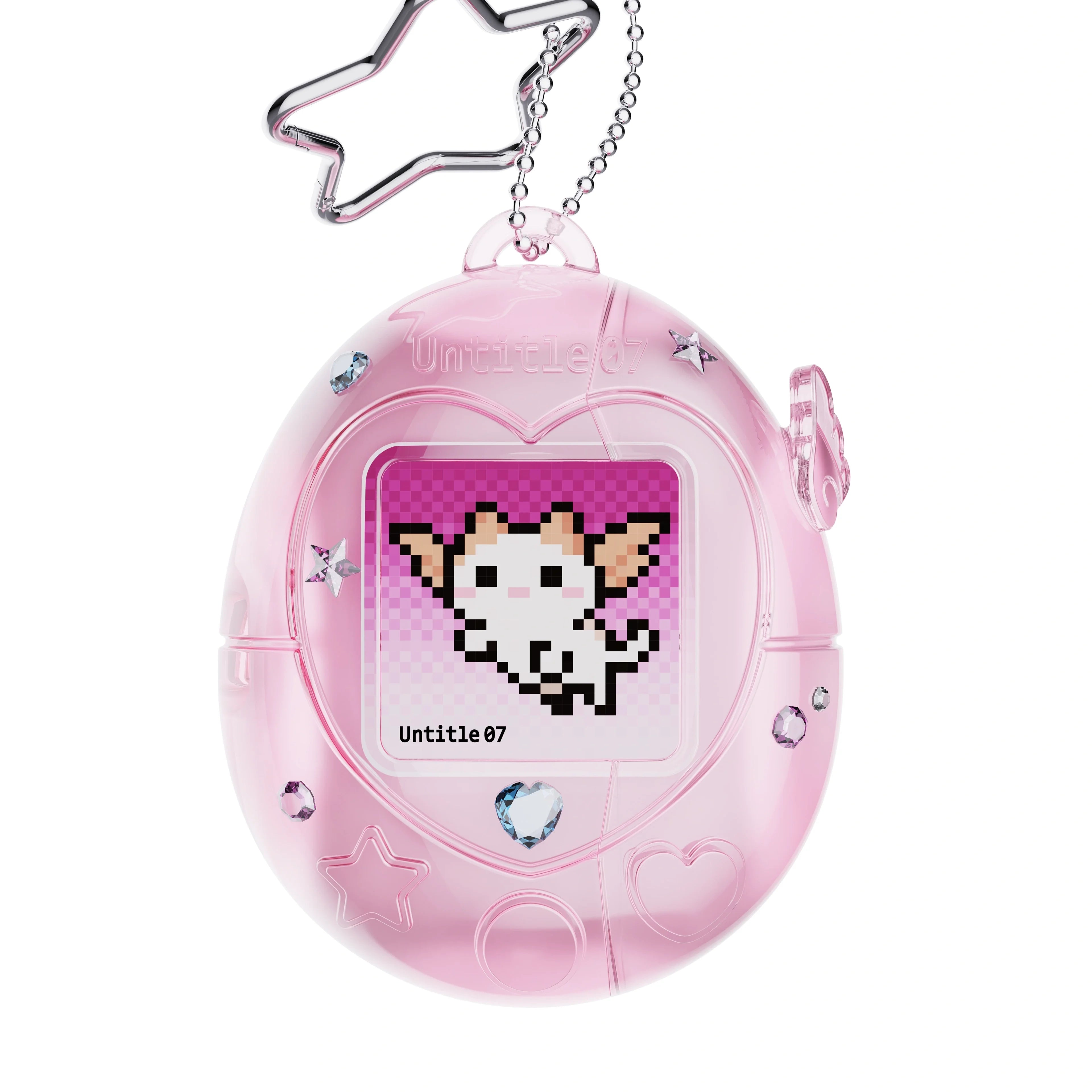 Cute For Tamagotchi Style Airpods 4/Pro 2/1 Earphone Case Transparent Soft Silicone Earphone Case With Cartoon Lanyard Sticker