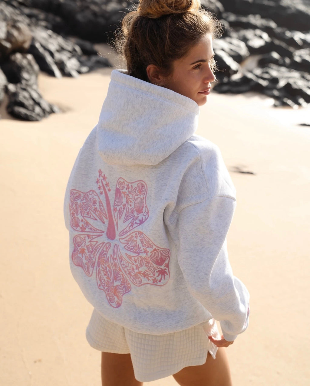 Embroidery Hoodie For Woman 2026 Spring Hooded Long Sleeve Pullover Autumn Girl Home Outdoor Comfort Casual Sweatshirt